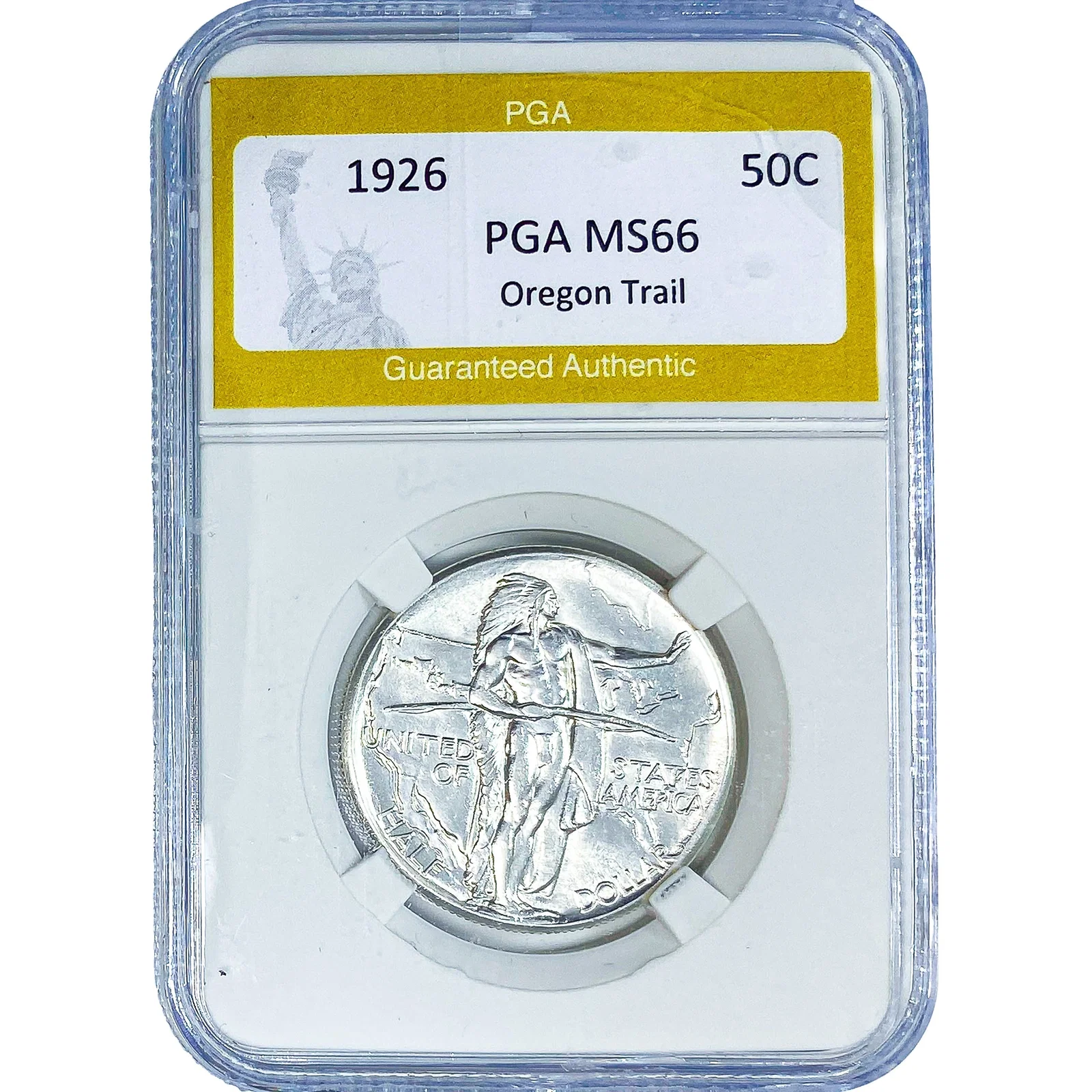 1926 Oregon Trail Half Dollar PGA MS66