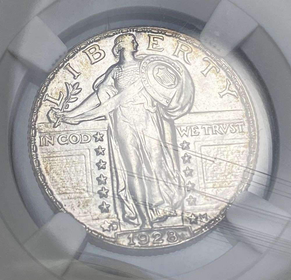 1928-D Standing Liberty Silver Quarter MS65 FH