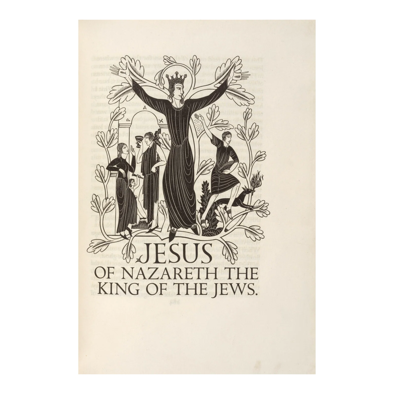 1931 ❧ GOLDEN COCKEREL PRESS FOUR GOSPELS. The Four Gospels of the Lord Jesus Christ Acc...