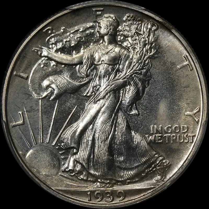 1939 WALKING LIBERTY HALF PROOF