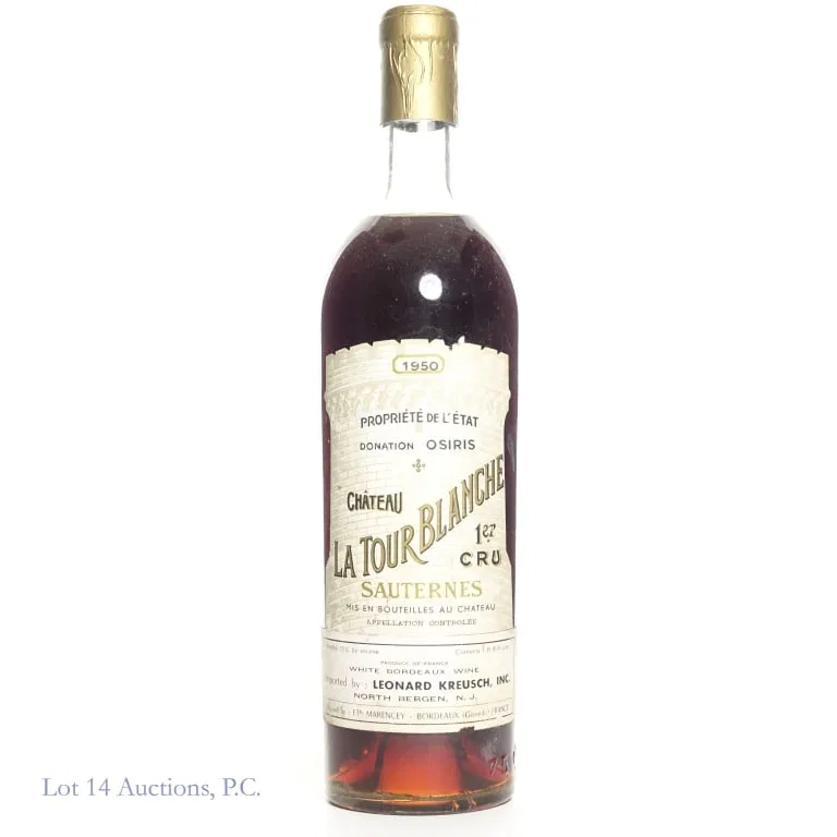 1950 Chateau La Tour Blanche 1st Cru Sauternes