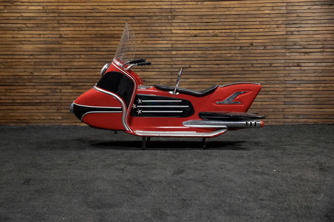 1950s Rocket Kiddie Ride Spaceship