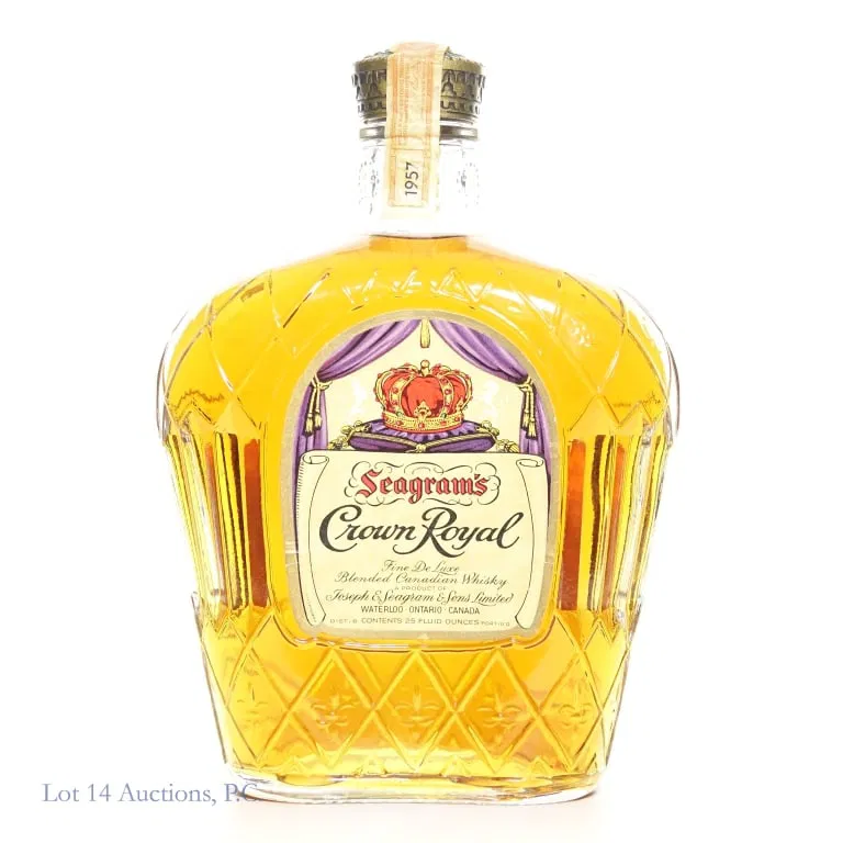 1957 Seagram's Crown Royal Blended Canadian Whisky