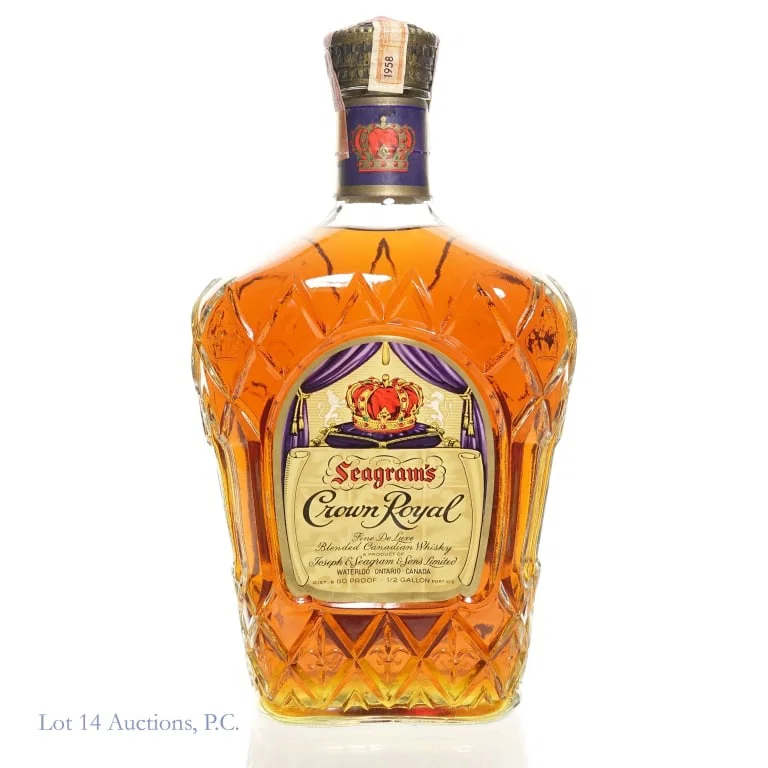 1958 Seagram's Crown Royal Canadian Whisky