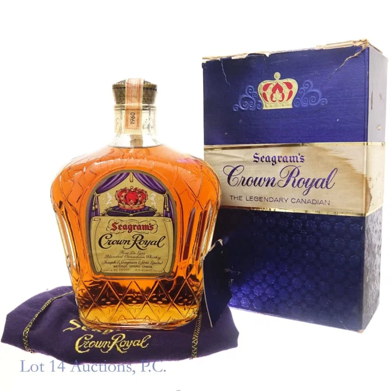 1960 Crown Royal Blended Canadian Whisky