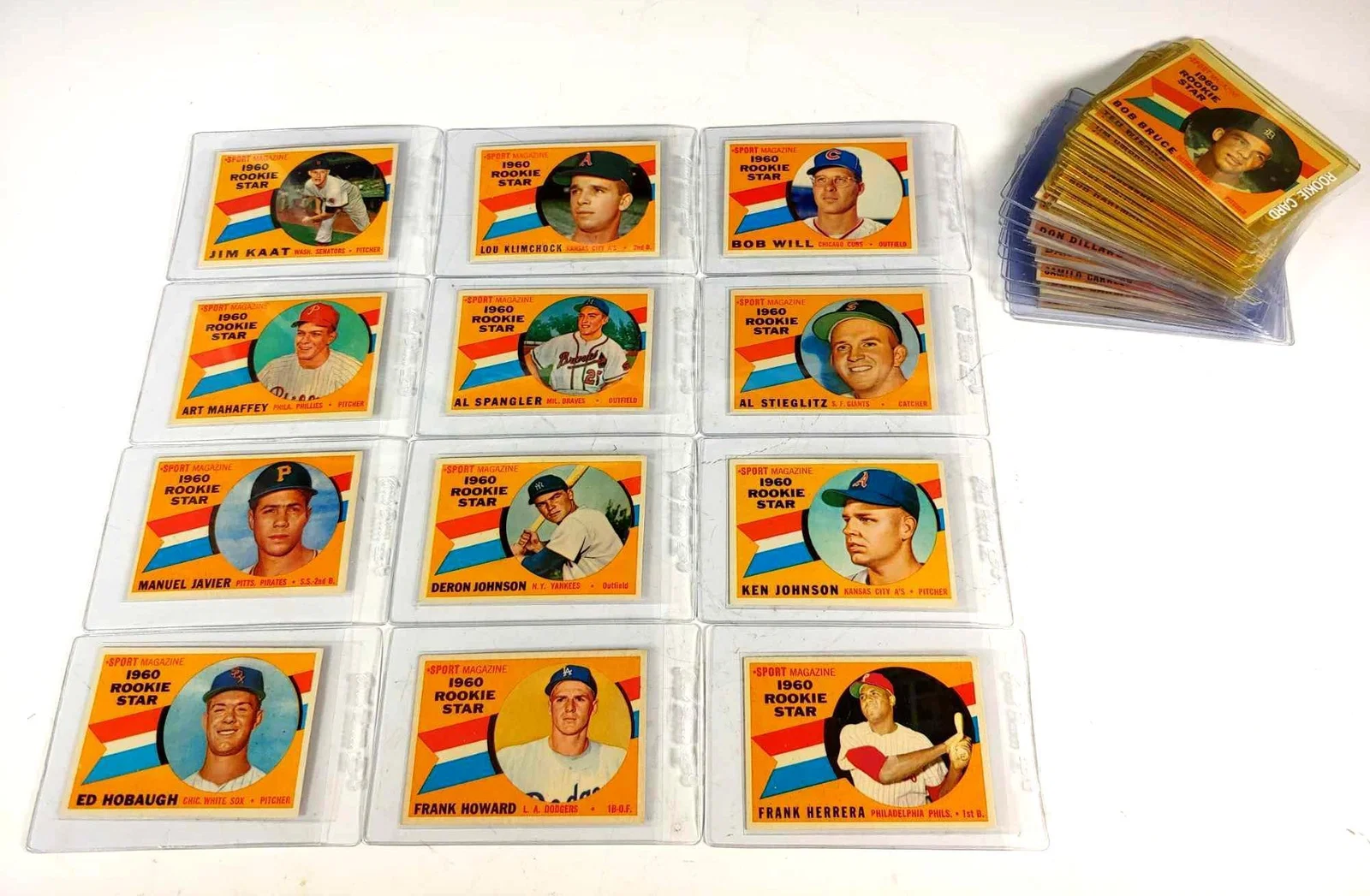 1960 Topps Baseball Rookie Stars Group (31)