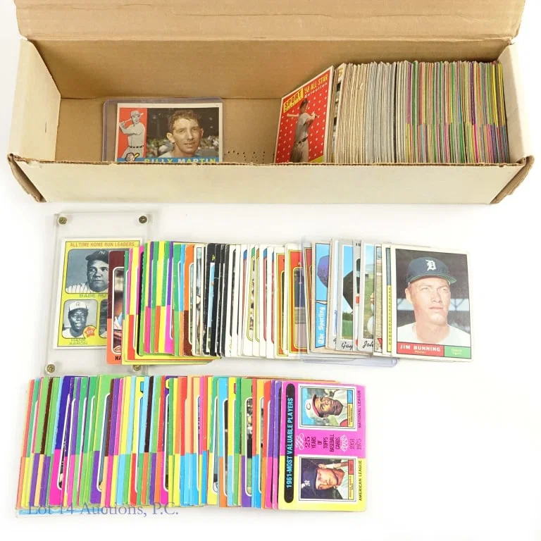 1960s & 1970s Topps Baseball Cards - Many Stars