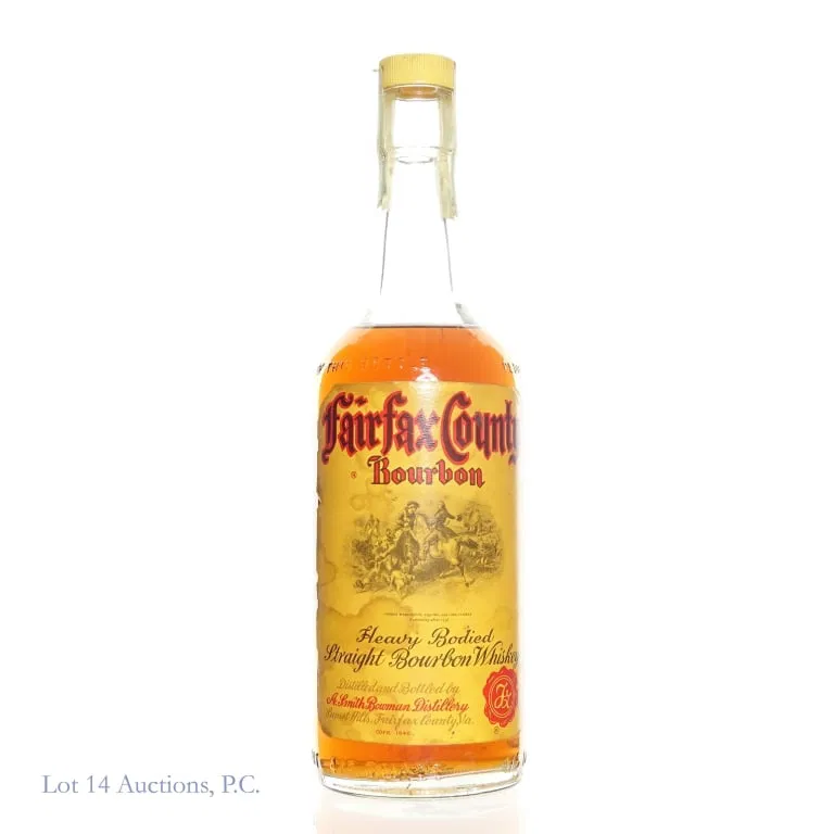 1961 Fairfax County Straight Bourbon Whiskey