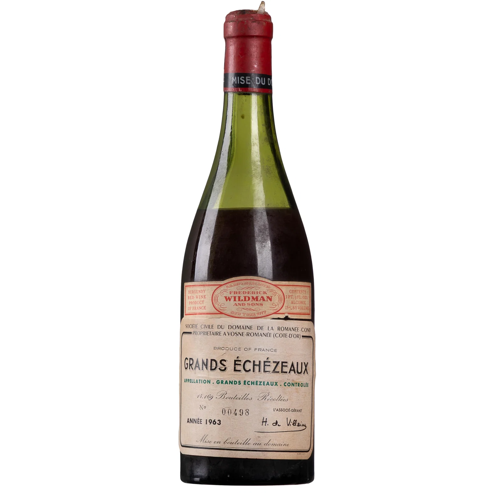 1963 Domaine de la Romanee-Conti Grands Echezeaux Grand Cru