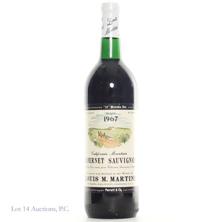 1967 Louis M. Martini Cabernet Sauvignon, Napa CA