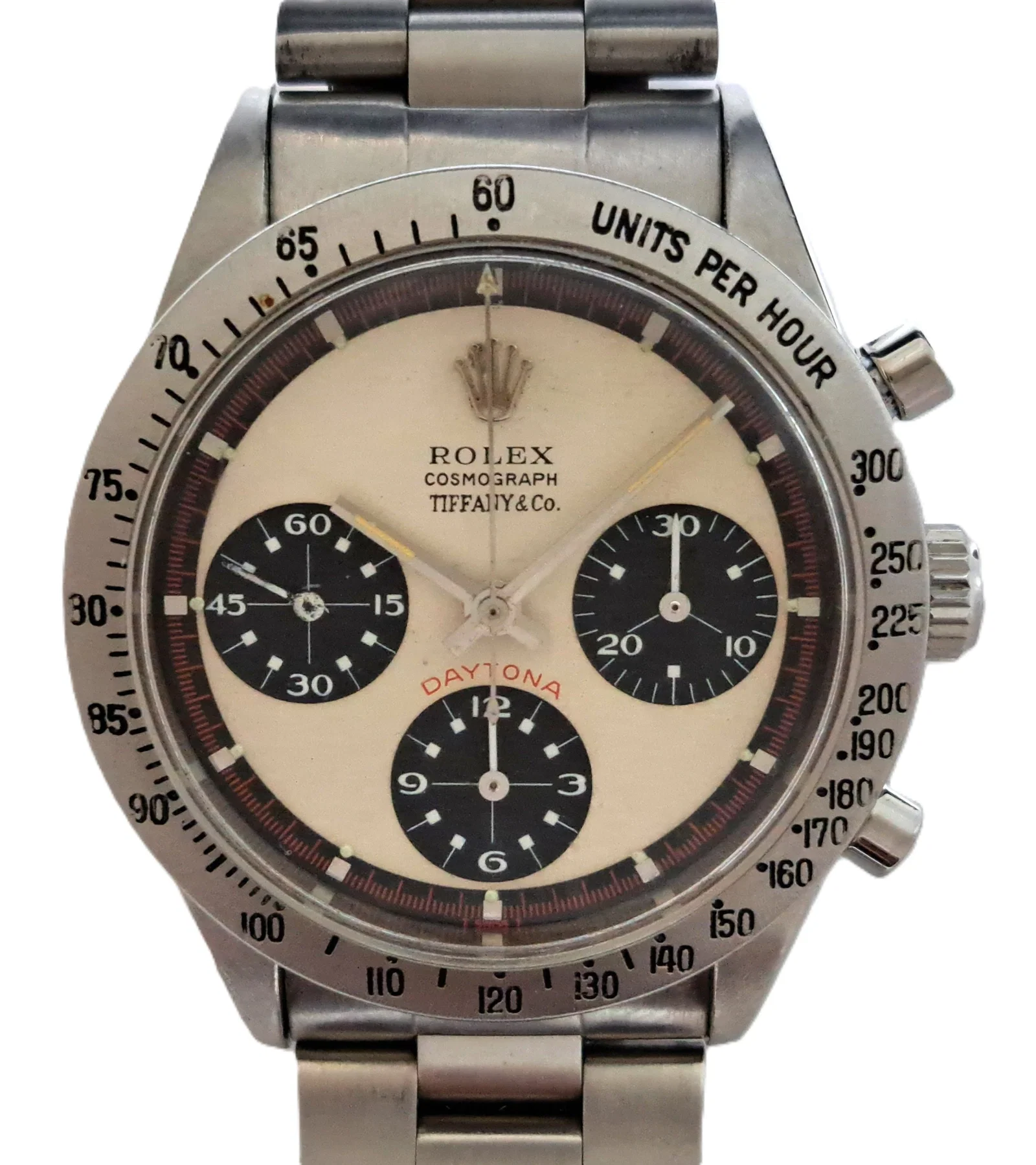 1968 Rolex Paul Newman Tiffany & Co Daytona 6239 Mens Wrist Watch