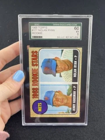 1968 Topps Nolan Ryan & Jerry Koosman Baseball Card