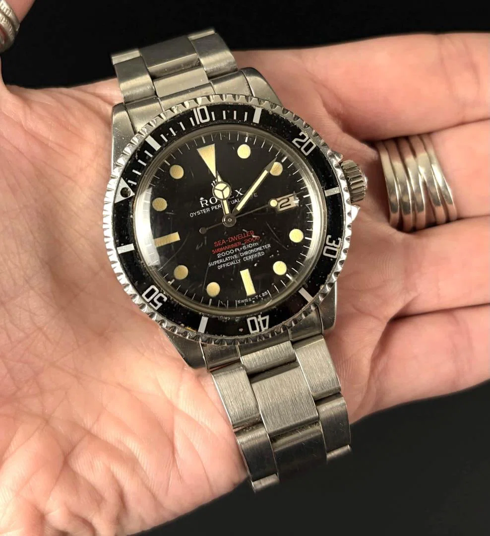 1971 Rolex Double Red 1665 Sea Dweller Watch
