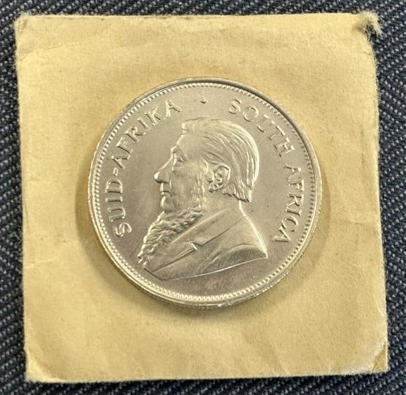 1975 1 ounce fine gold KRUGERAND, from fine estate of jewelry, silver and gold we are selling. In
