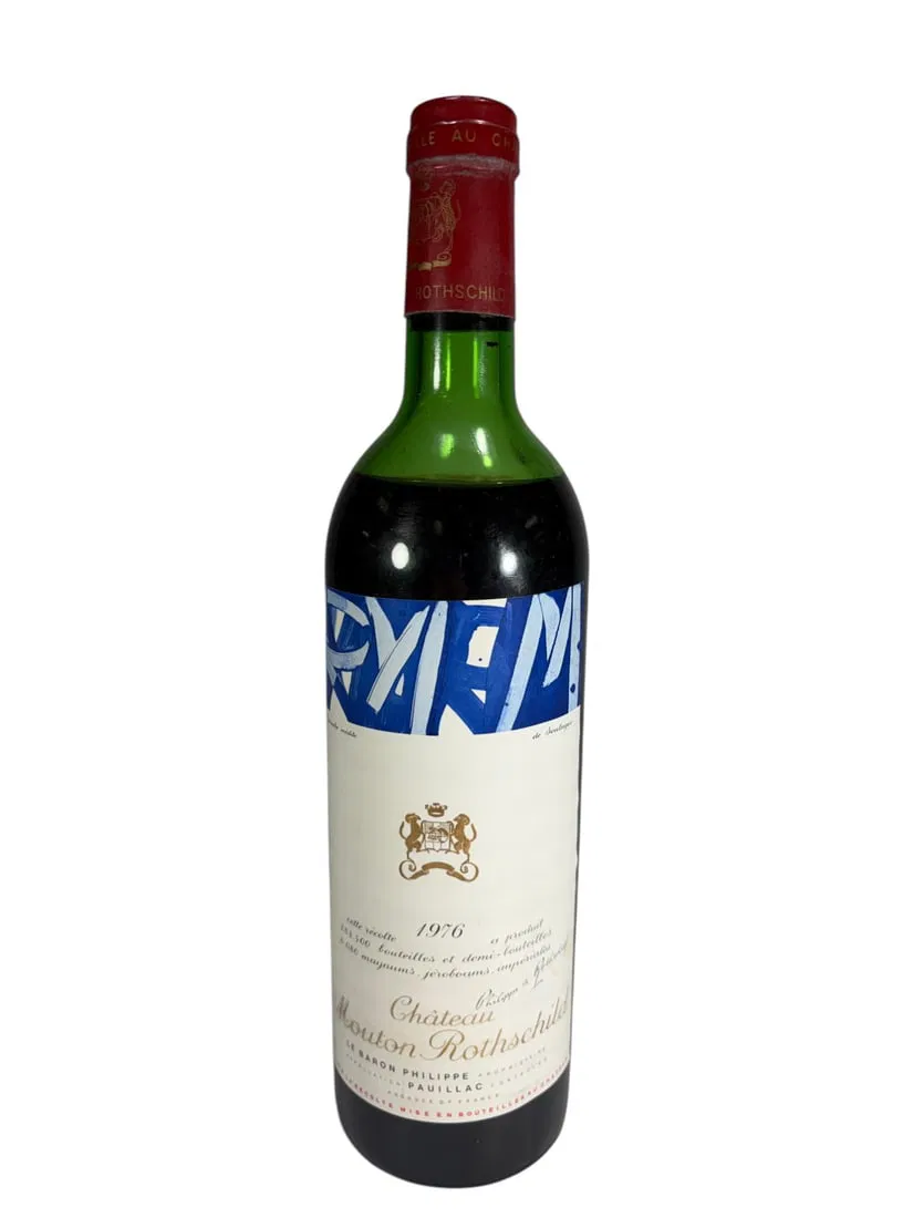 1976 Chateau Mouton Rothschild by P. Soulages