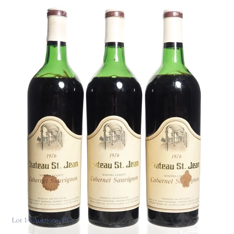 1976 Chateau St. Jean Cabernet Sauvignon (3)