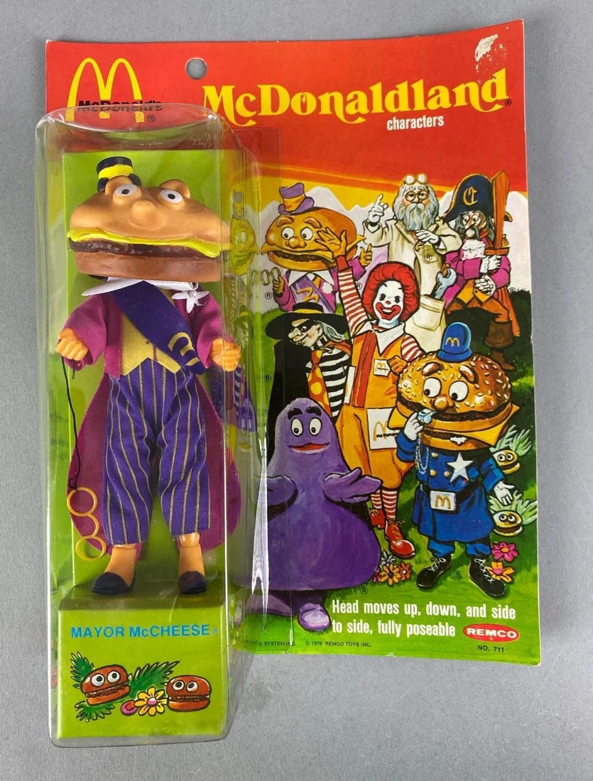1976 Remco McDonaldland Mayor McCheese Action Figure