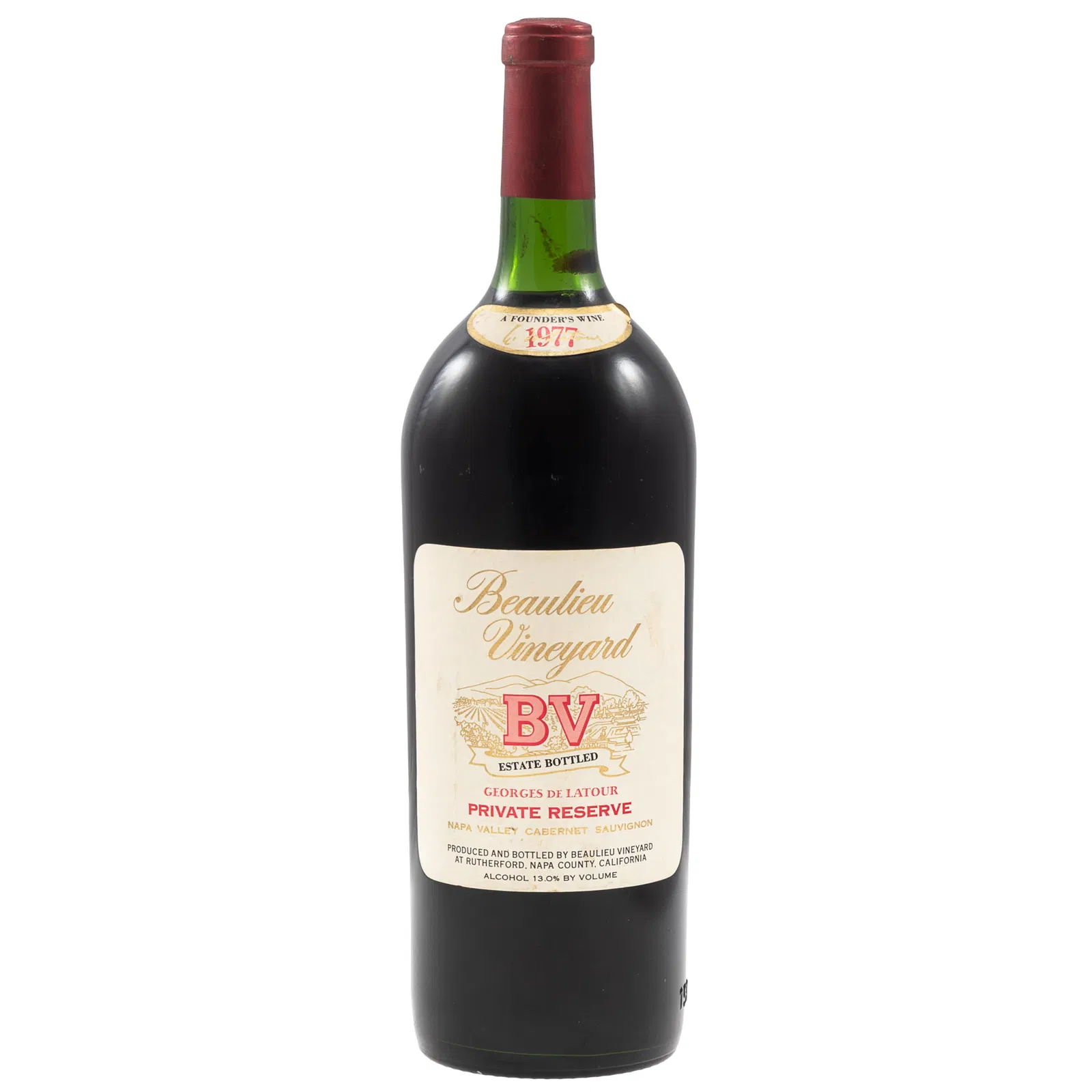 1977 Beaulieu Vineyard BV Georges de Latour Private Reserve Cabernet Sauvignon Magnum