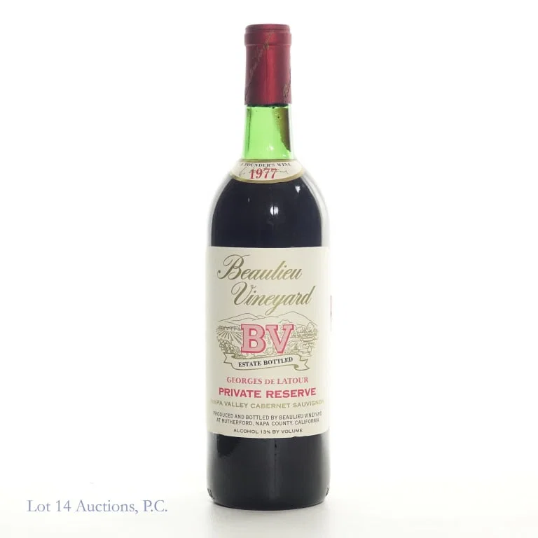 1977 Beaulieu Vineyard Latour Pvt Reserve Cab Sauv