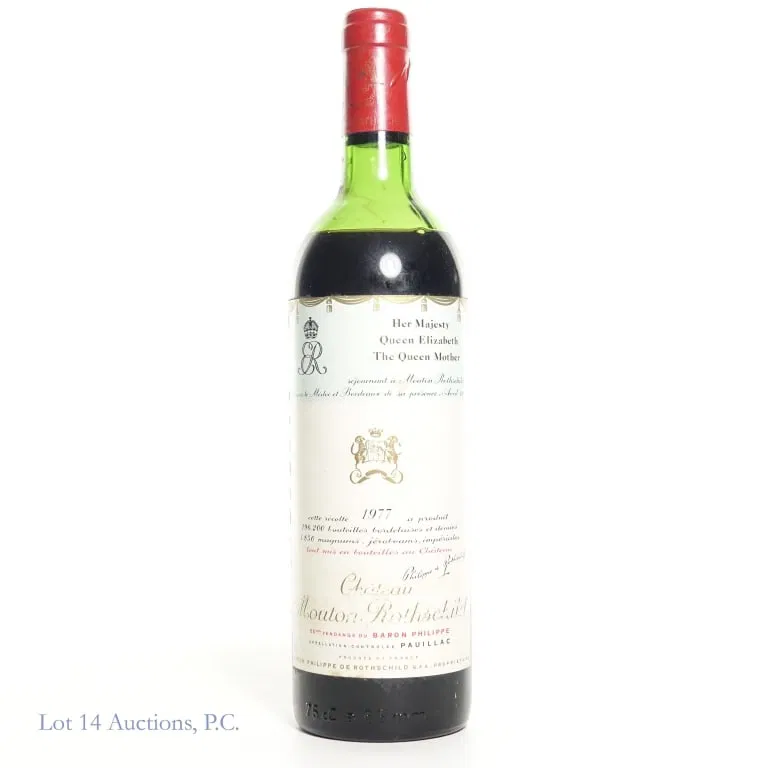 1977 Queen Elizabeth Chateau Mouton Rothschild