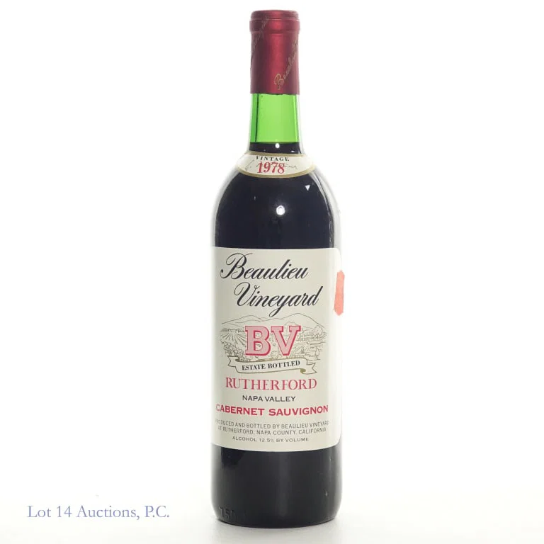 1978 Beaulieu Vineyard Rutherford Cabernet Sauv.