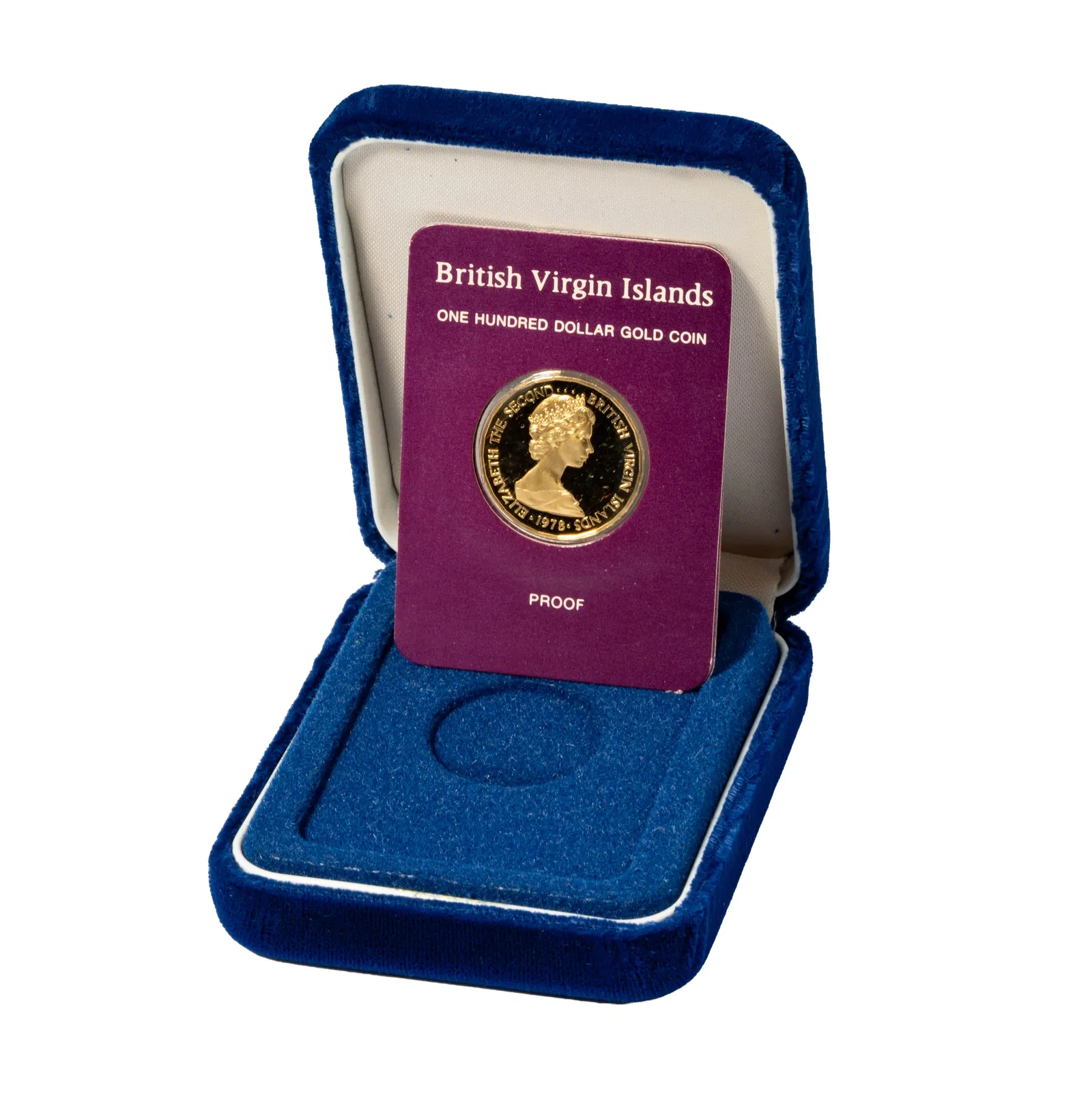 1978 British Virgin Islands $100 Gold Coin