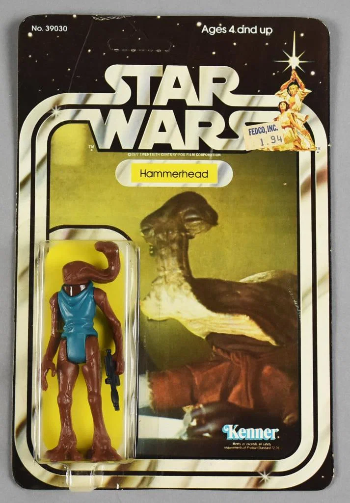 1978 Kenner Star Wars Hammerhead 21B Card Unpunched MOC NOS