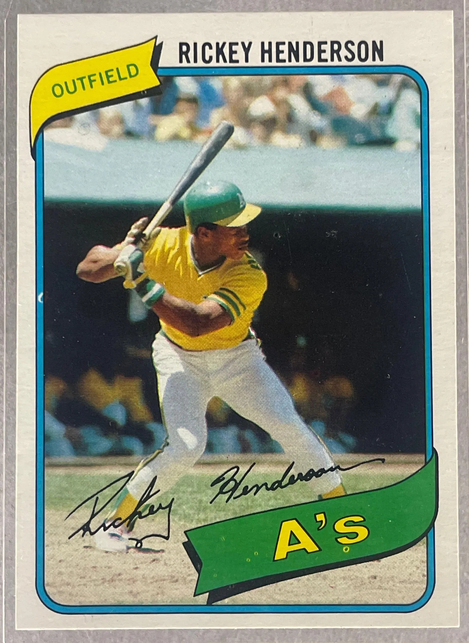 1980 Topps Rickey Henderson #482 Rookie