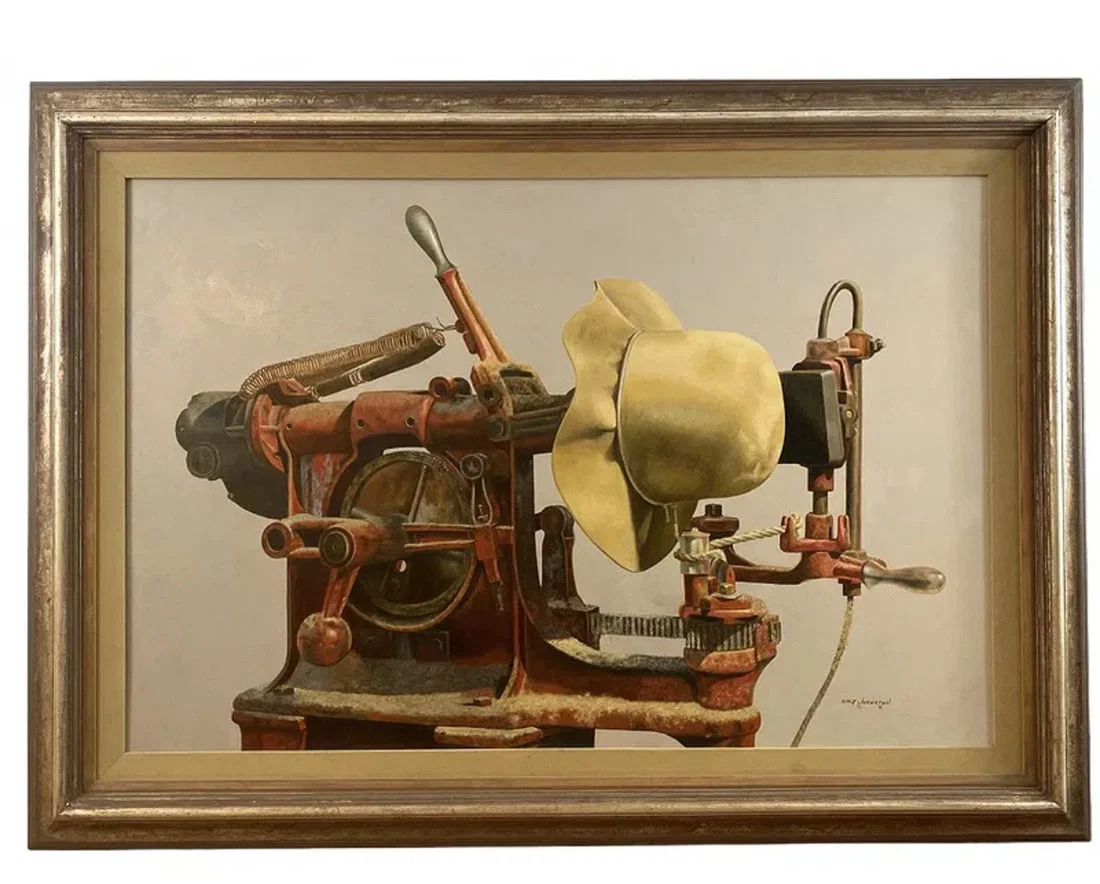 1981 Oil on Panel by Walt Johnston