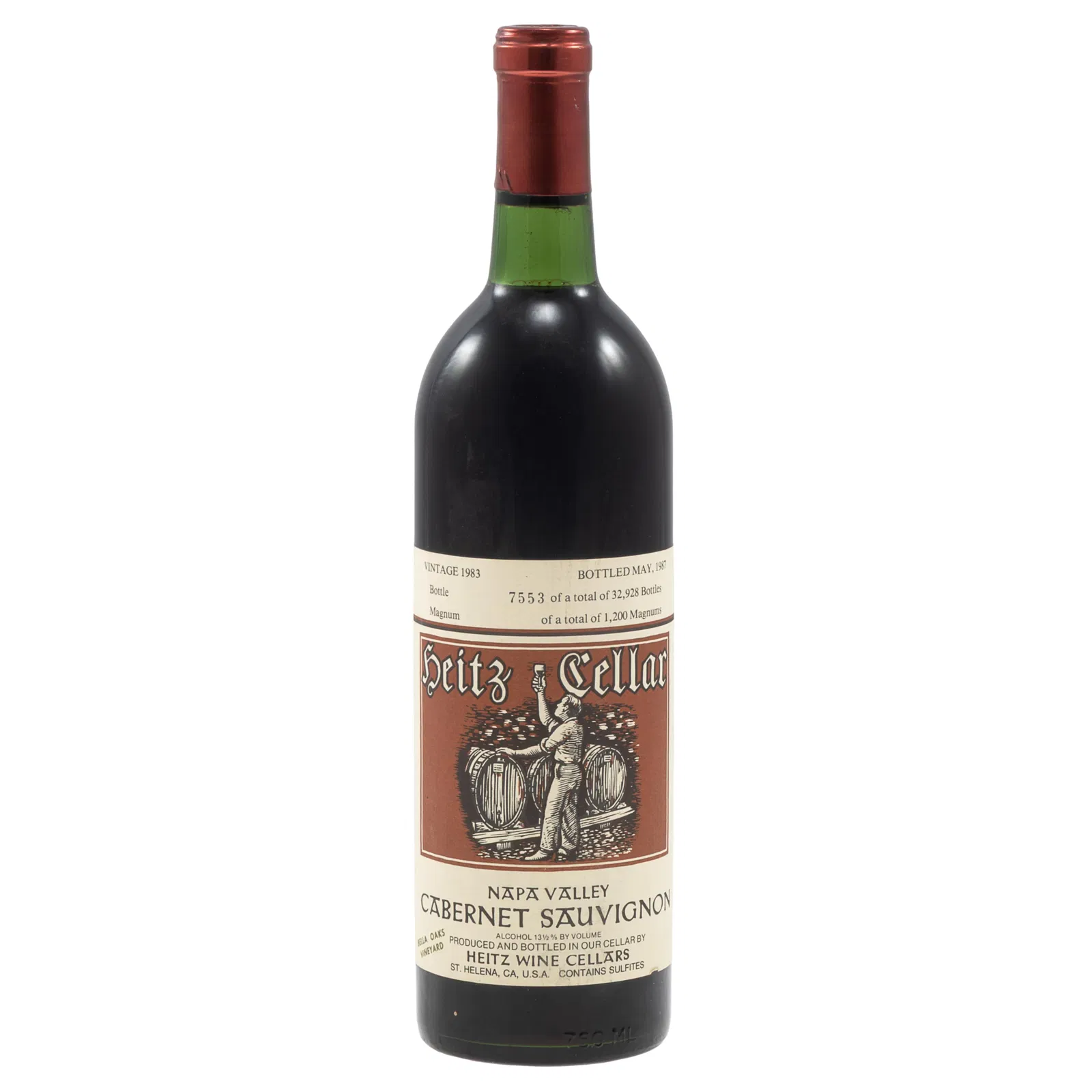 1983 Heitz Cellar Bella Oaks Cabernet Sauvignon