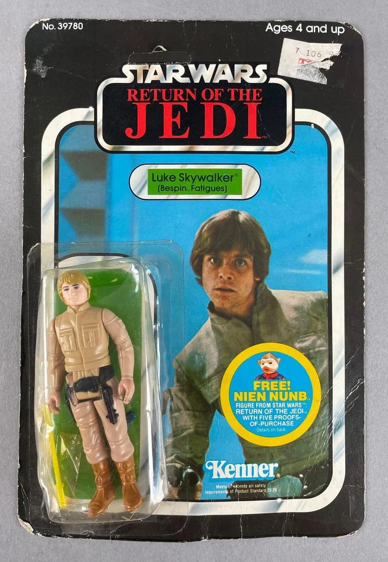 1983 Kenner Star Wars Return of the Jedi Luke Skywalker Bespin Fatigues Action Figure