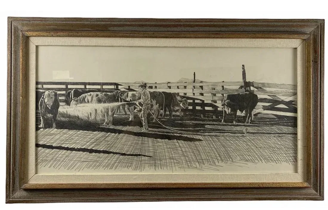 1984 Another Day Pencil Art Drawing by Walt Johnston