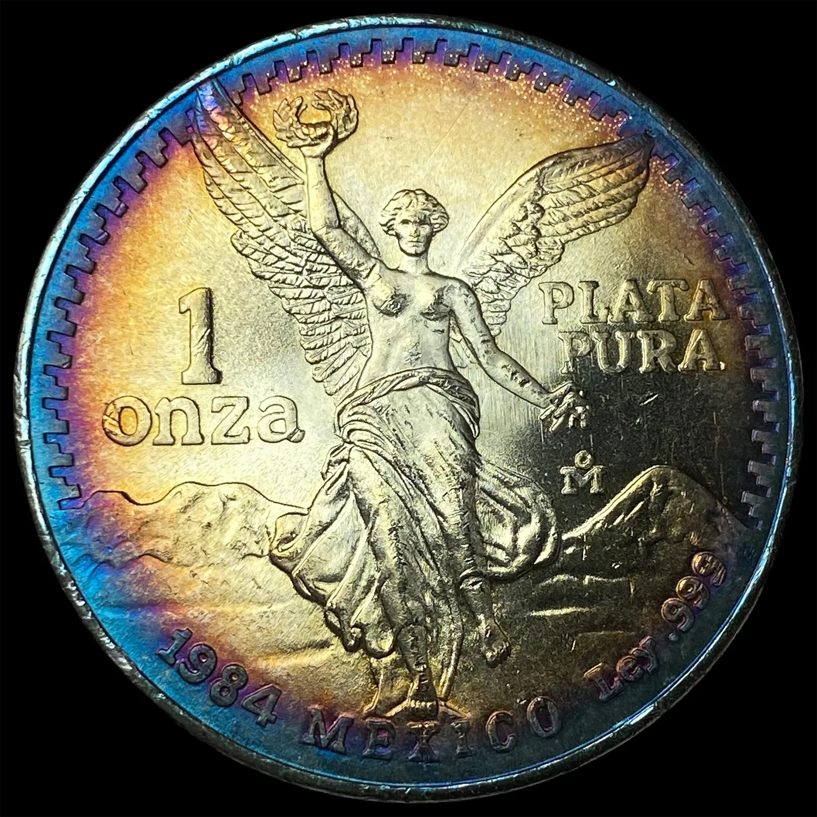 1984 Mexico 1 Onza Silver Libertad SUPERB GEM BU