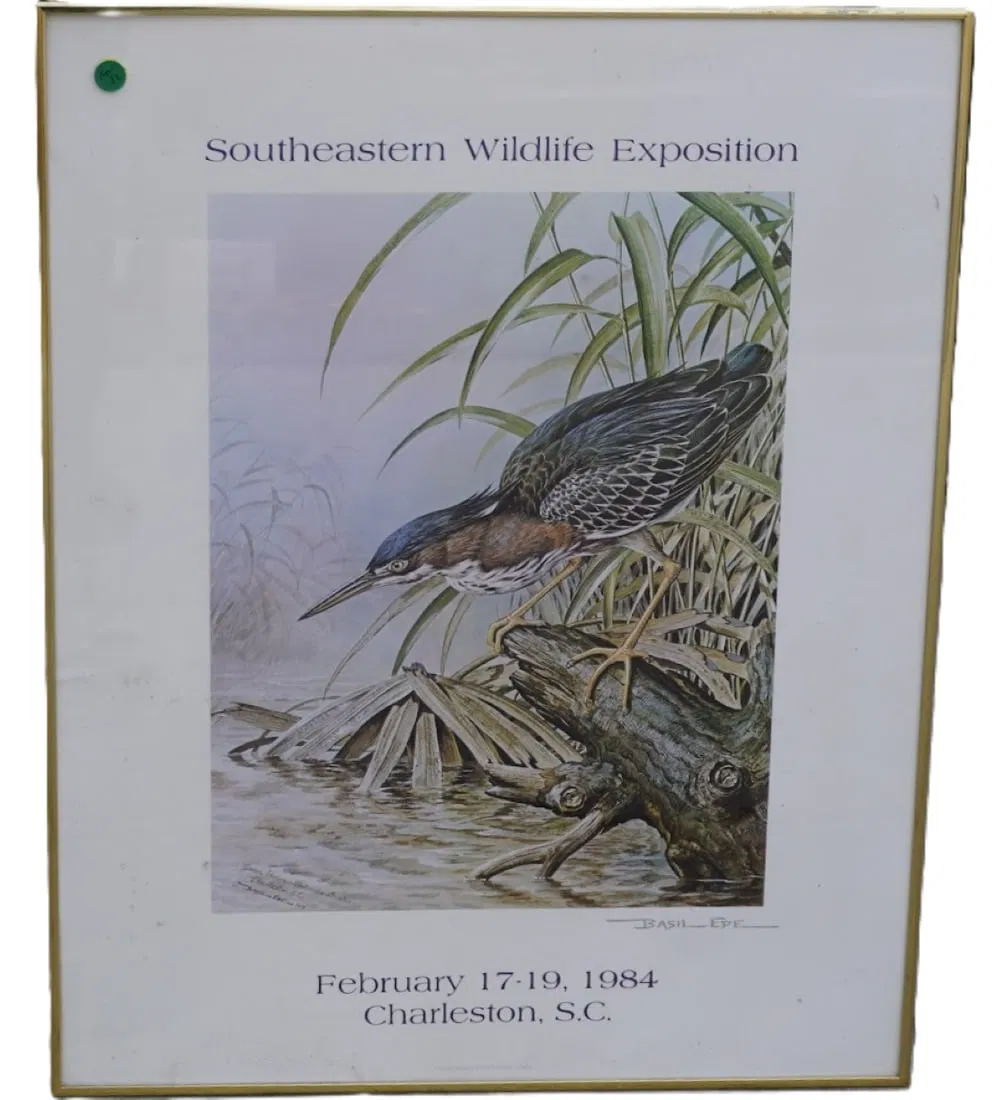 1984 SOUTHEASTERN WILDLIFE EXPO FRAMED BASIL EDE