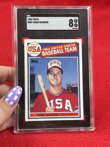 1985 Topps Mark McGwire Baseball Card