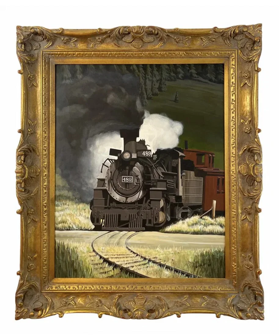 1986 Scenic Railroad Oil Painting