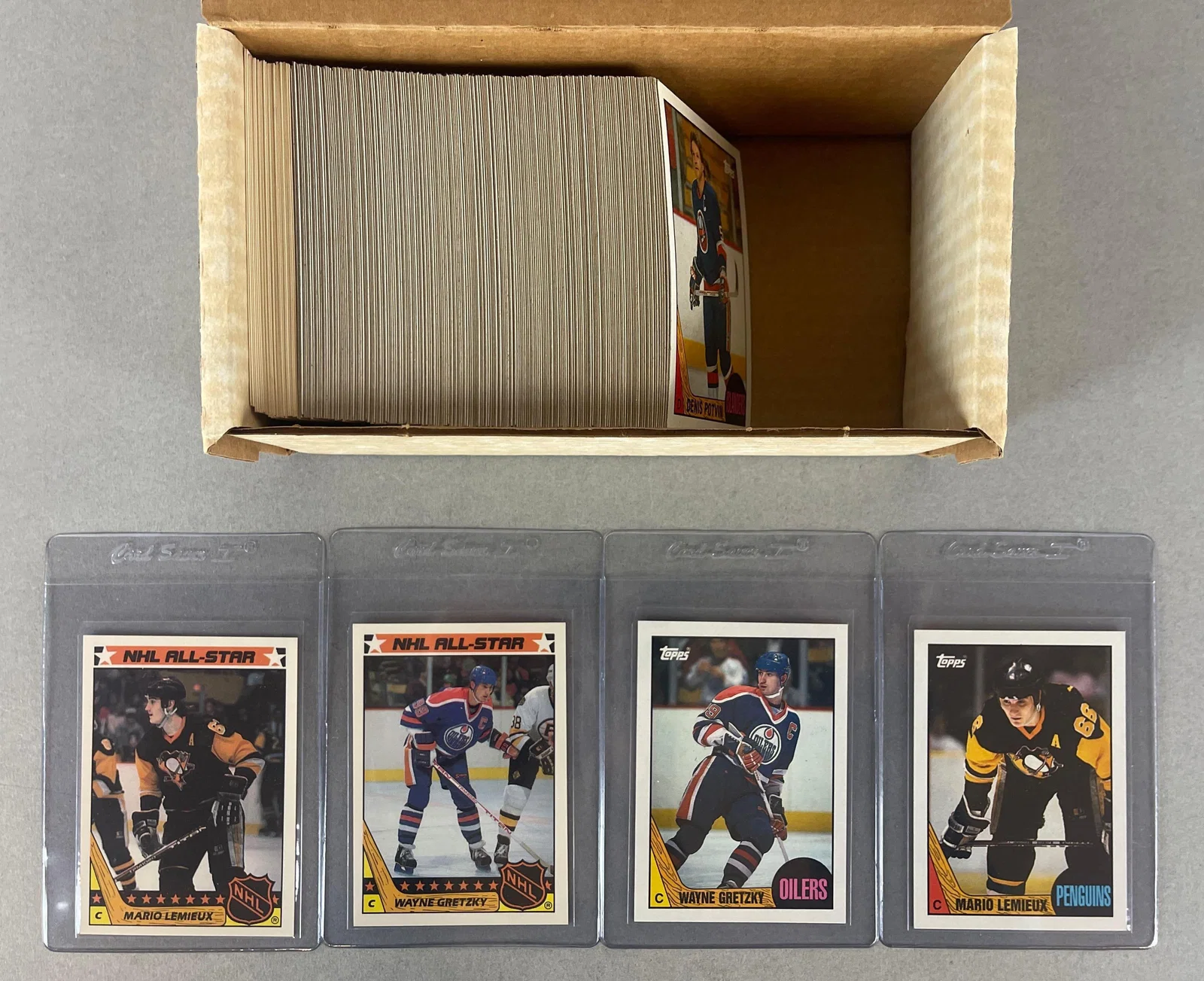 1987 Topps Hockey Complete High-Grade Set + All-Star Sticker Set