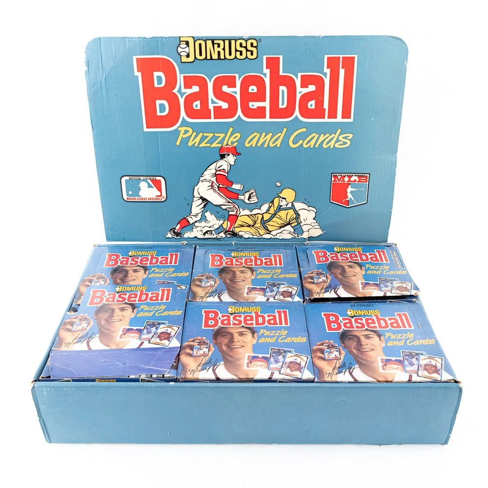 1988 Donruss MLB Retail Floor Display Case w Stand