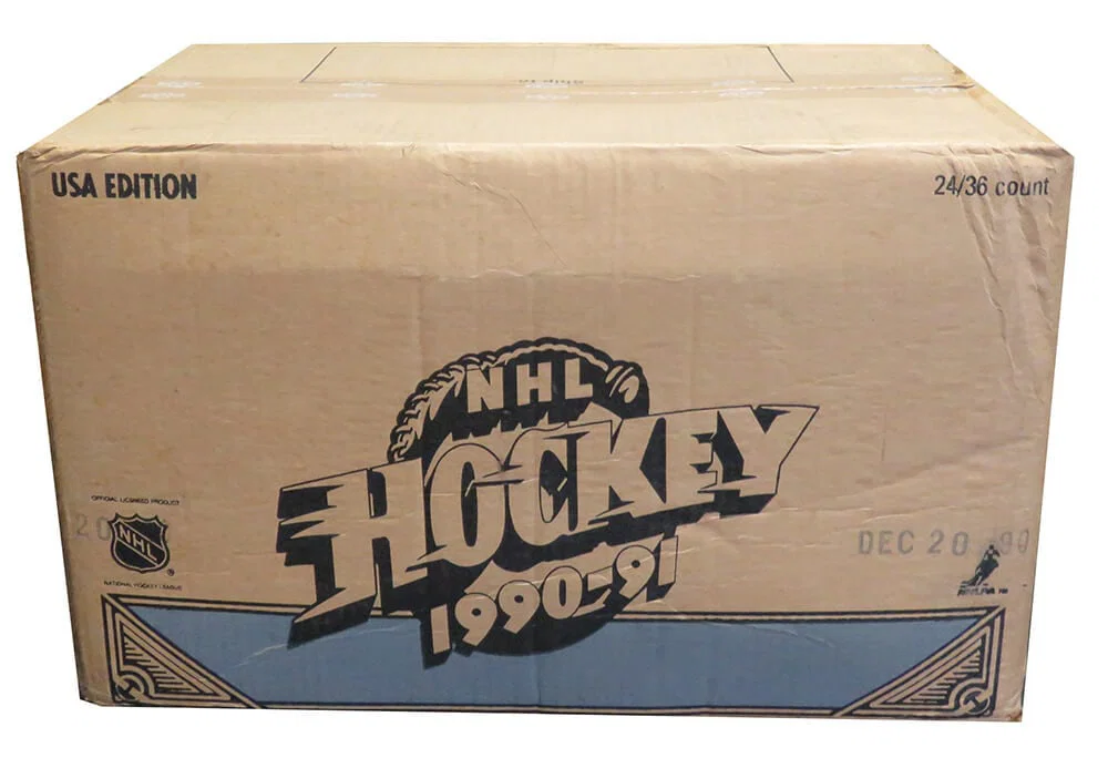 1990-91 Upper Deck NHL Hockey Low Series Sealed Case of 24 Boxes