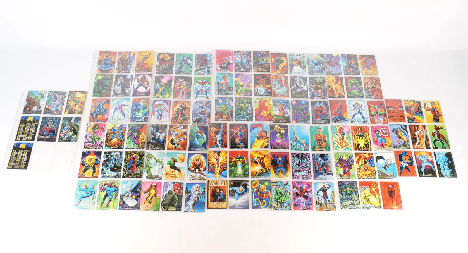 1992 Marvel Masterpieces Trading Card Set