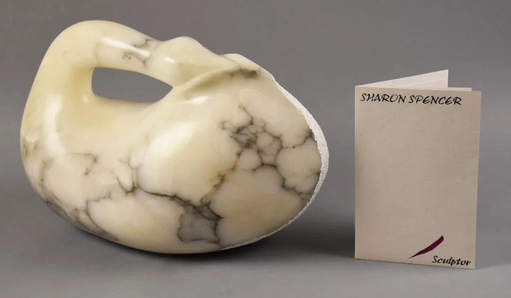 1993 Sharon Spencer Dream Time Alabaster Bird, COA