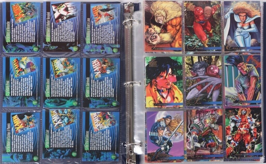 1995 FLAIR MARVEL ANNUAL FULL BASE PB CHRM HOLO DB