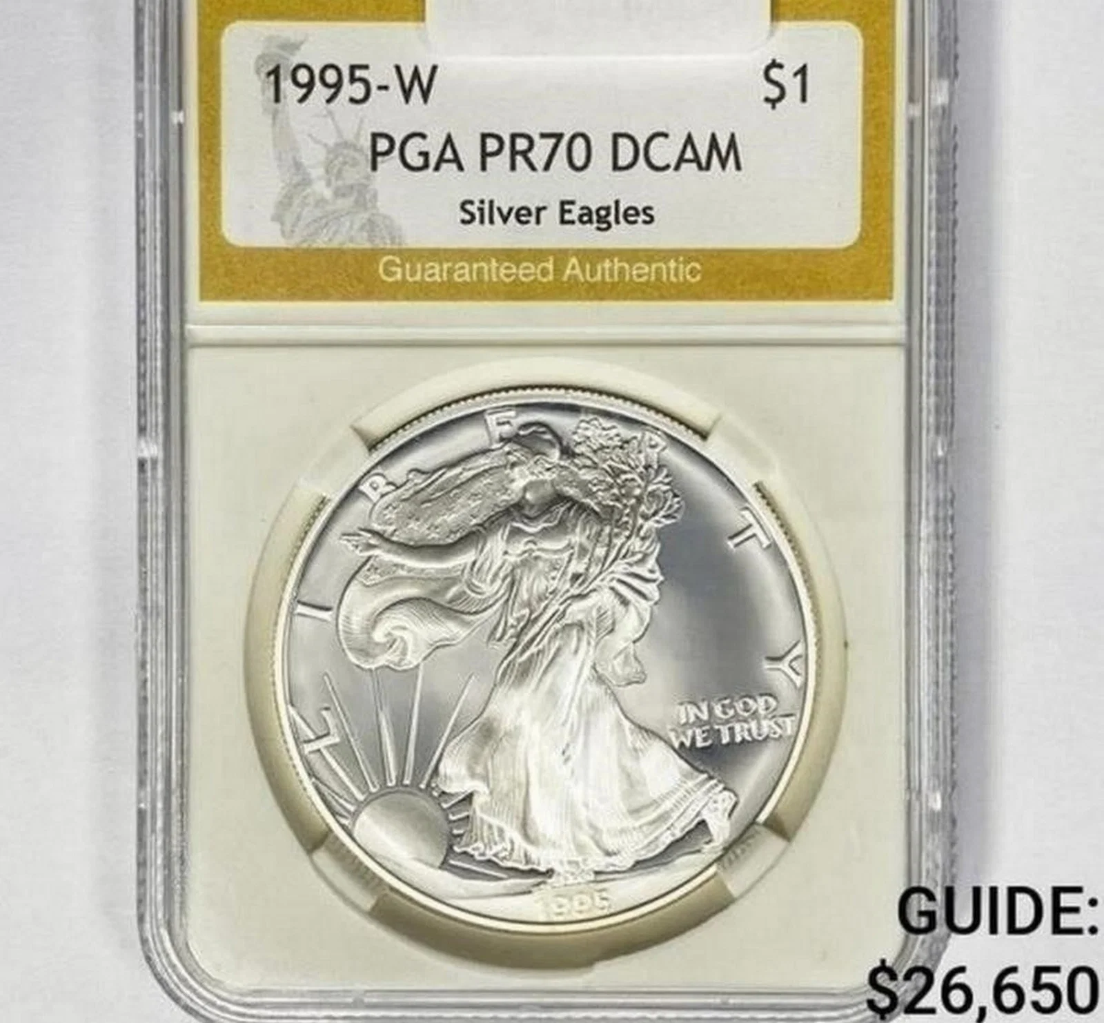 1995-W American Silver Eagle PGA PR70DCAM