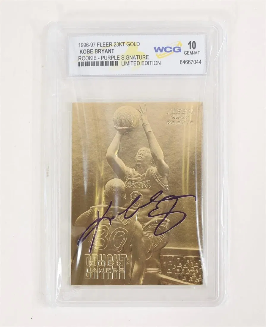 1996-97 Fleer 23KT Gold Kobe Bryant Rookie Card