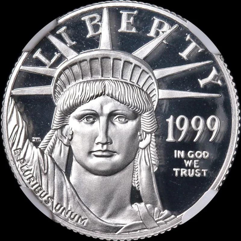 1999-W PLATINUM AMERICAN EAGLE $25