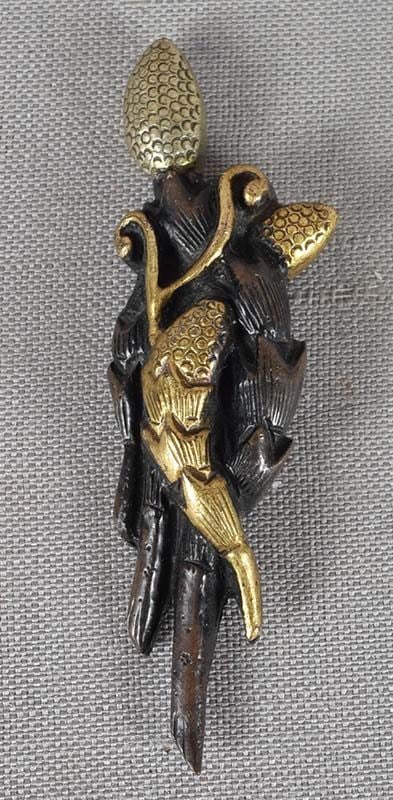 19c Japanese sword MENUKI FERNS
