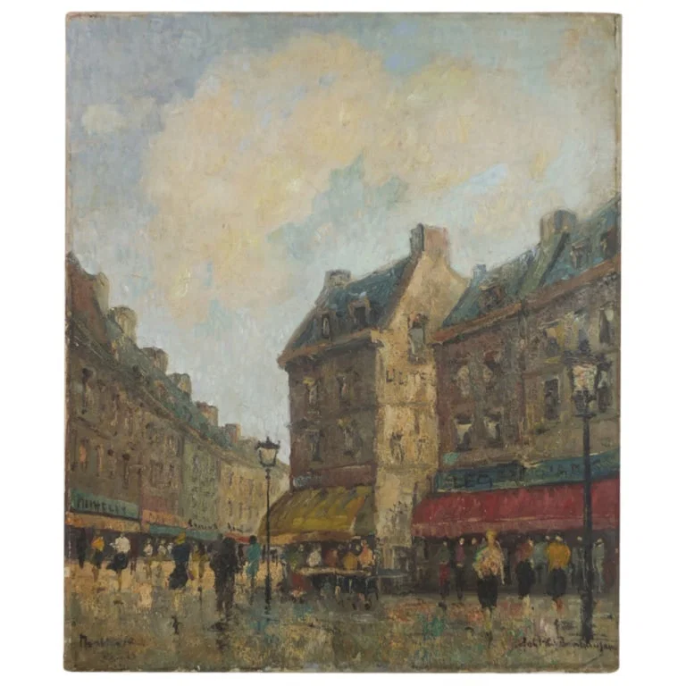 19th C. French School O/C