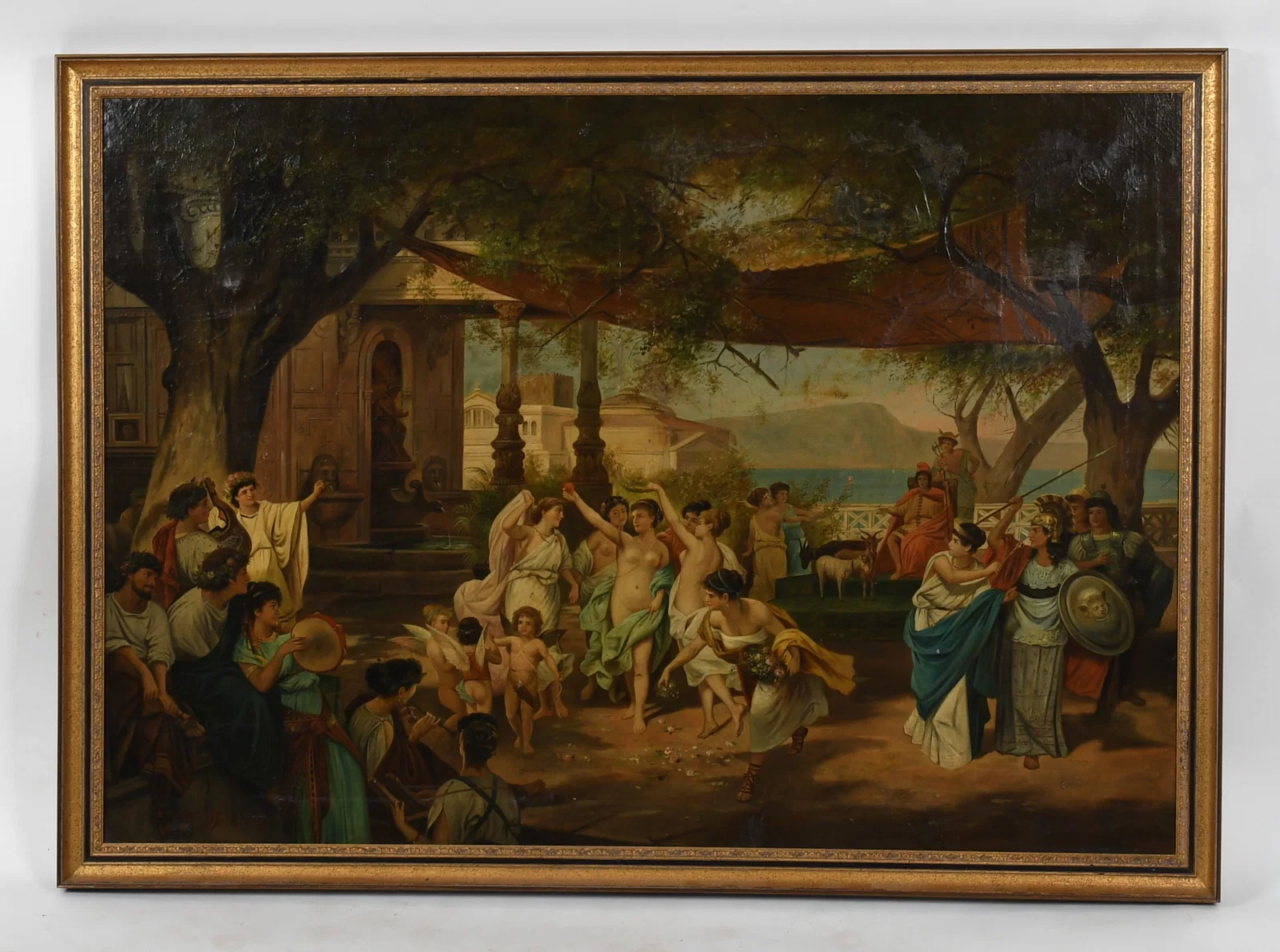 19th Century, Classical Festival, Oil on Canvas