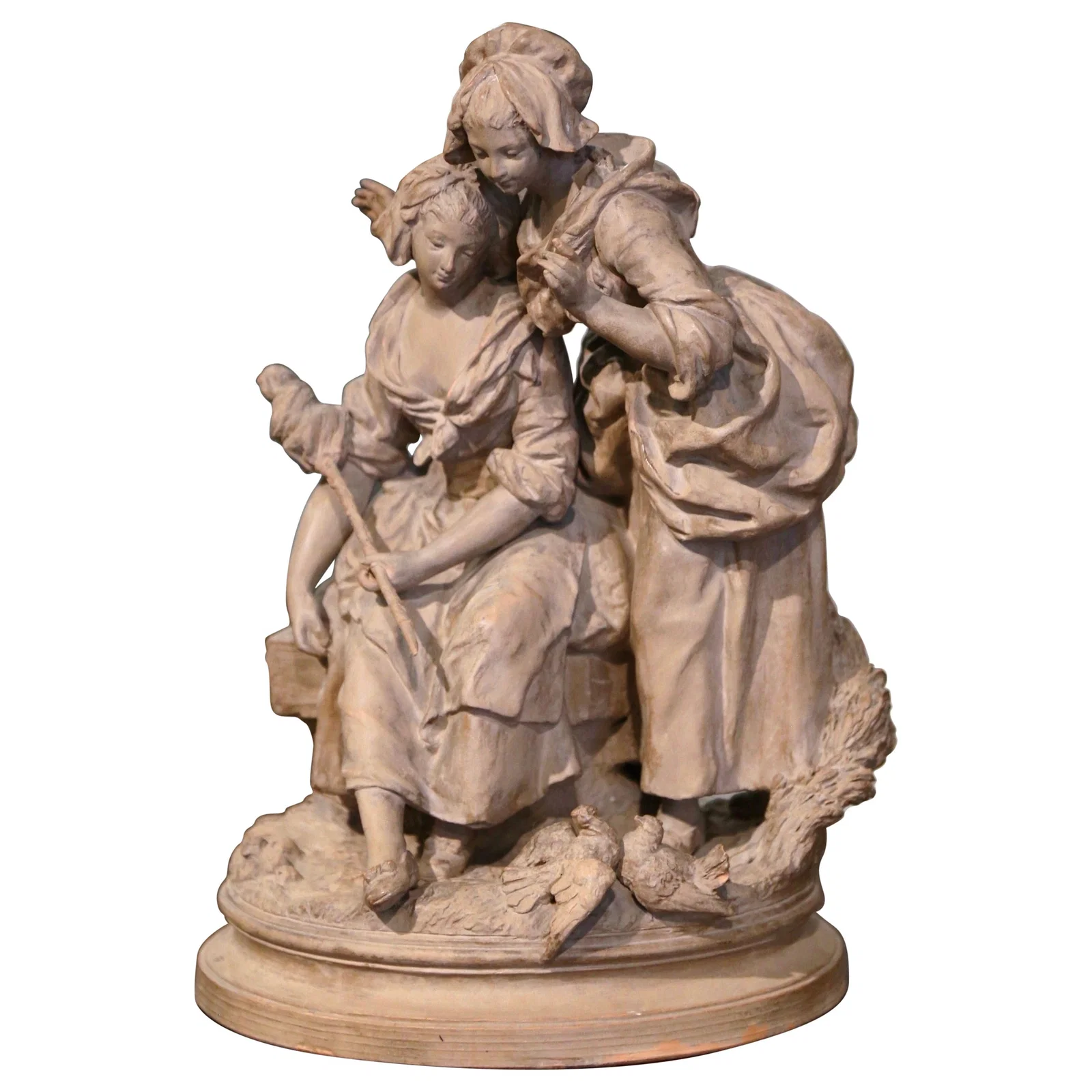 19th Century French Terracotta Sculpture by Charles Cordier