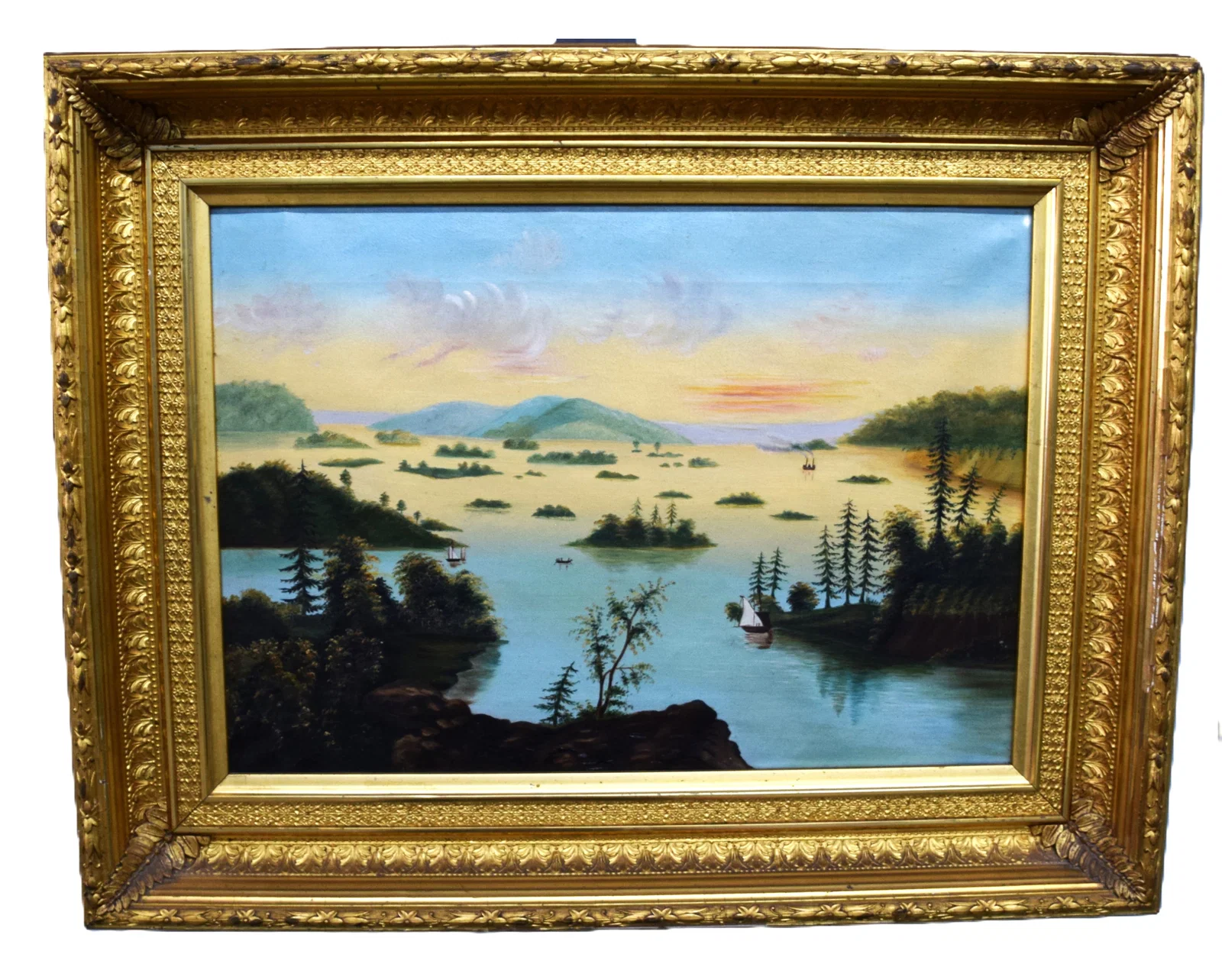 19th Century Seascape Oil Painting